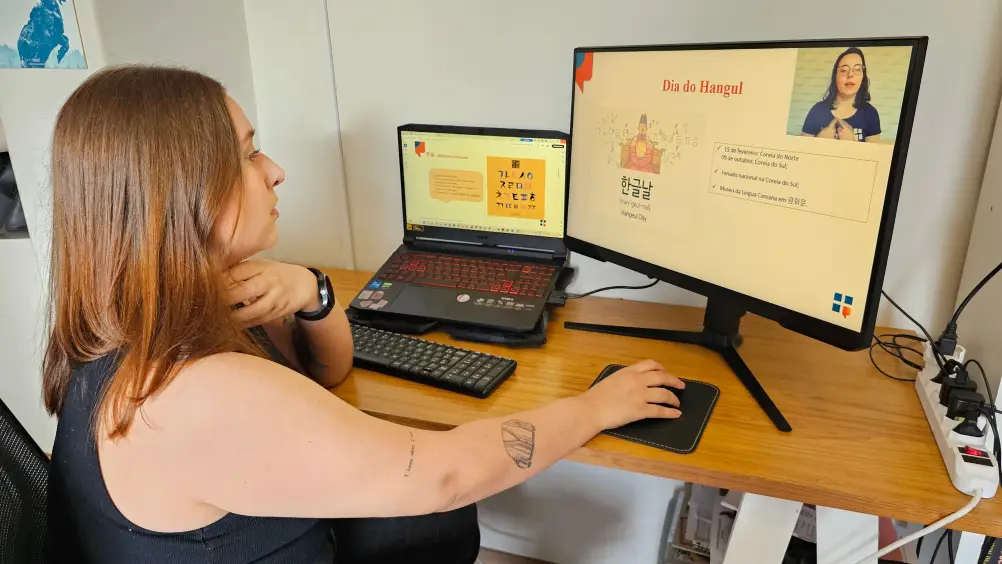 Como está dividido o curso de coreano do Instituto Kyoto